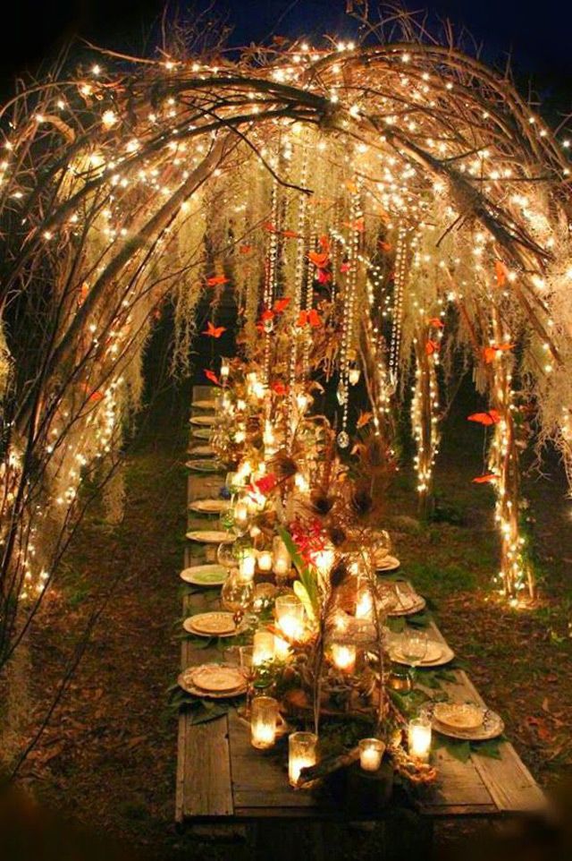 Outofmybubble 40 Romantic And Whimsical Wedding Lightning Ideas