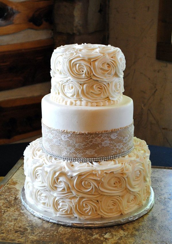 Outofmybubble 30 Burlap Rustic Country Weddings Cakes