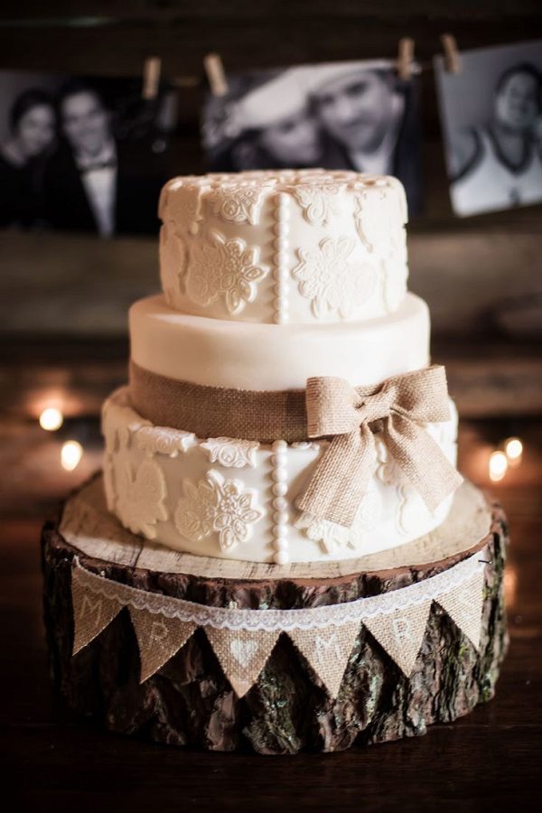 Outofmybubble 30 Burlap Rustic Country Weddings Cakes