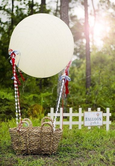 Picture of Huge Giant White Balloons up to 36" Wedding
