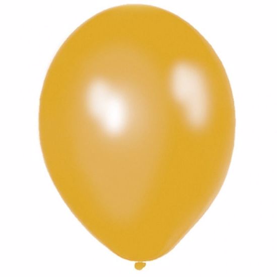 Picture of 10 Gold Balloons Birthday Christmas Celebrations