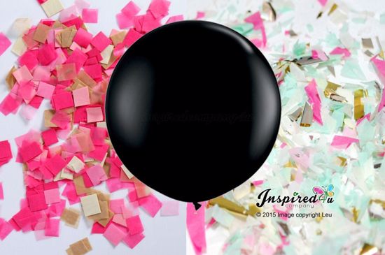 Picture of Gender Reveal Balloon Boy or Girl Baby Shower Oval