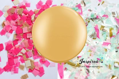 Picture of Gender Reveal Gold Balloon Boy or Girl Baby Shower