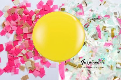 Picture of Party Yellow Balloon Birthday Fun