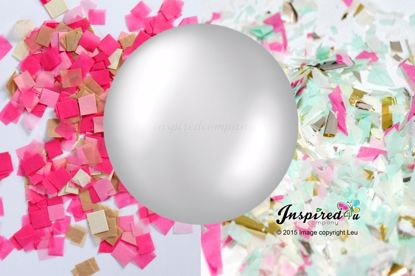 Picture of Birthday Anniversary Balloon Fun Baby Shower Silver