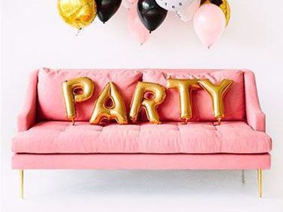 Picture of PARTY Letters 16 Inch 40 cm Foil Balloons Wedding Birthday