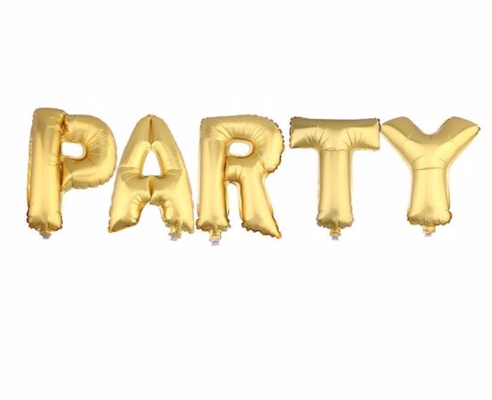 Picture of PARTY Letters 16 Inch 40 cm Foil Balloons Wedding Birthday