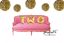 Picture of TWO Letters 16 Inch 40 cm Foil Balloons Birthday