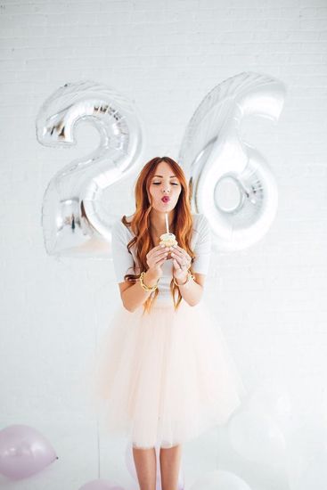 Picture of Birthday Silver Foil Balloon Giant Numbers 40"