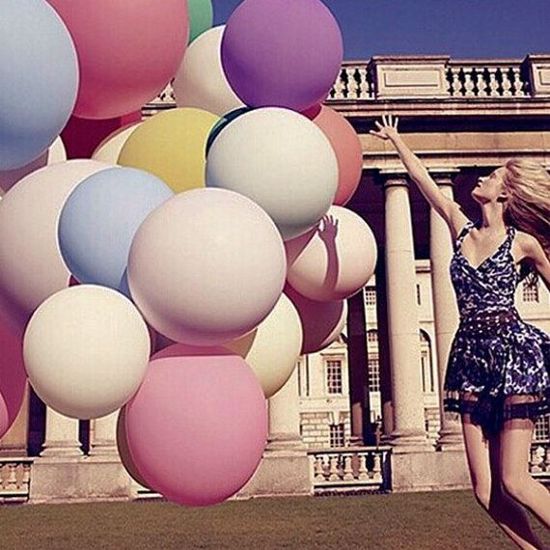 Picture of Huge Giant Purple Balloons up to 36" Wedding