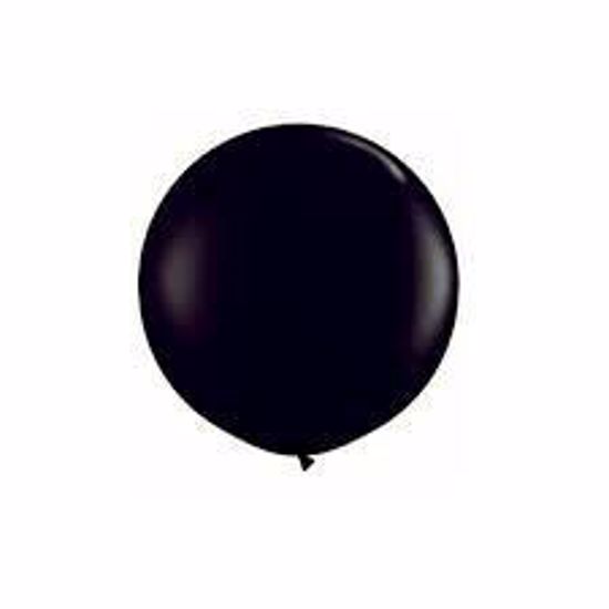 Picture of Wedding Huge Giant Black Balloons up to 36" Party