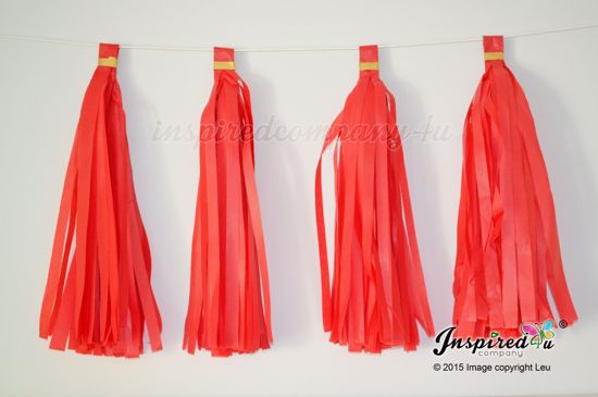 Picture of Red Theme Wedding Garland Valentine's Decor Birthday Party