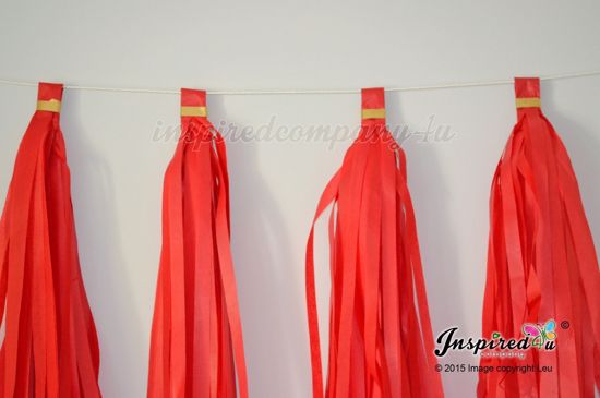 Picture of Red Theme Wedding Garland Valentine's Decor Birthday Party