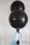 Picture of 2 x Black Huge Giant Balloons up to 36" Wedding Tail Tassels