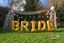 Picture of BRIDE Letters up to 40" Mylar Gold Foil Balloons Wedding
