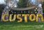 Picture of 40" Gold Balloon Letters Alphabet Giant Huge Big Sign Banner