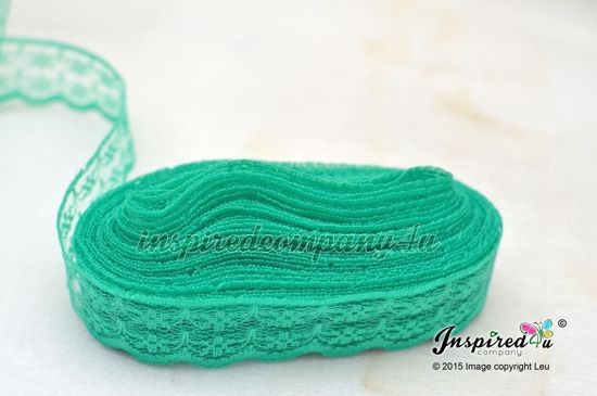 Picture of 2 meters Green 20 mm Lace Wedding DIY