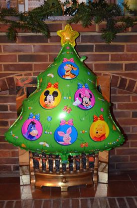 Picture of Christmas Tree Disney Super Shape Helium Foil Balloon Party Star