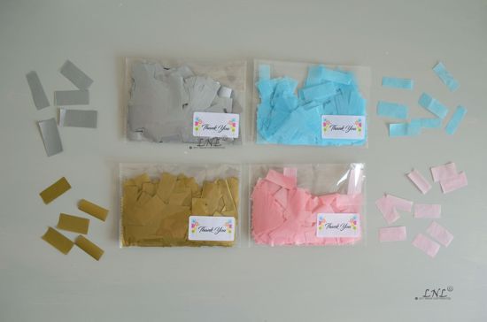 Picture of Gender Reveal Balloons Boy or Girl Baby Pink Blue Confetti