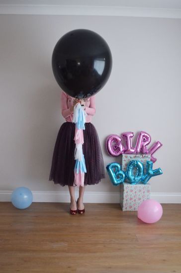 Picture of Script Balloons Party It's Baby Birthday Love