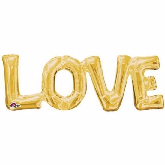 Picture of Script Balloons Party It's Baby Birthday Love