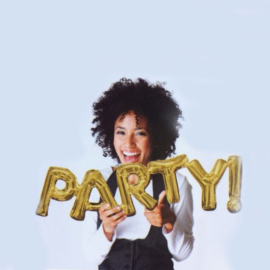 Picture of Script Balloons Party It's Baby Birthday Love