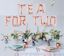 Picture of Tea for Two Rose Gold Balloons Letters 16"