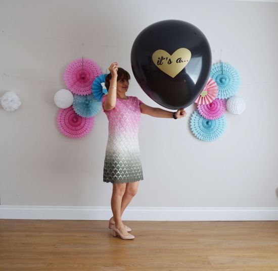 Picture of Its a... Gender Reveal Balloons Boy or Girl Baby Shower Confetti