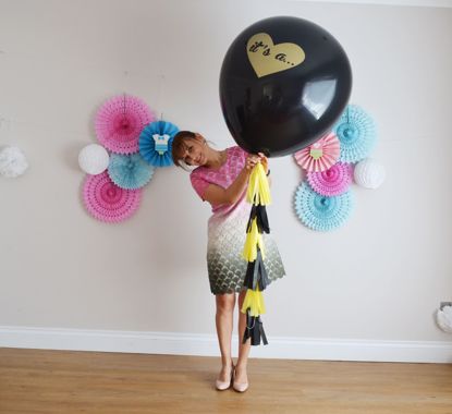 Picture of Its a... Gender Reveal Balloons Boy or Girl Baby Shower Confetti