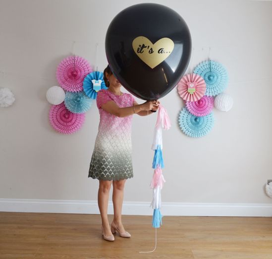 Picture of Its a... Gender Reveal Balloons Boy or Girl Baby Shower Confetti
