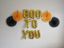 Picture of BOO TO YOU Halloween 16" Foil Mylar Balloons Banner