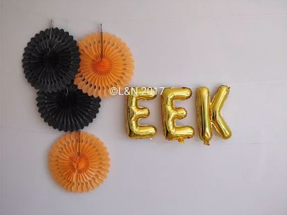 Picture of EEK Halloween 16" Foil Mylar Balloons Banner
