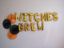 Picture of WITCHES BREW Halloween 16" Letters Foil Mylar Balloons Banner Garland
