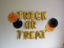 Picture of TRICK OR TREAT Halloween 16" Letters Foil Mylar Balloons Banner Garland