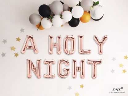 Picture of A HOLY NIGHT Rose gold Balloons