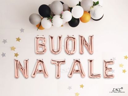 Picture of BUON NATALE Rose gold Balloons