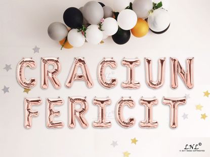 Picture of CRACIUN FERICIT Rose gold Balloons