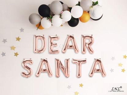 Picture of DEAR SANTA Rose gold Balloons