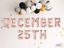 Picture of DECEMBER 25 TH Rose gold Balloons