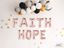 Picture of FAITH HOPE Rose gold Balloons