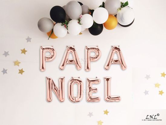 Picture of PAPA NOEL Rose gold Balloons