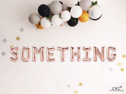 Picture of SOMETHING Rose gold Balloons