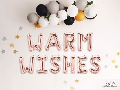 Picture of WARM WISHES Rose gold Balloons