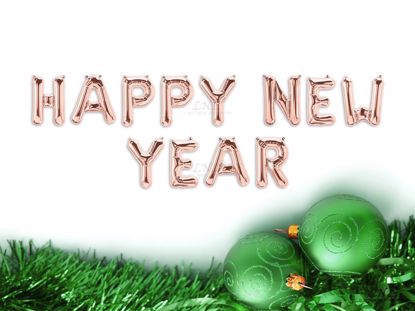 Picture of HAPPY NEW YEAR Rose gold Balloons