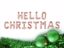 Picture of HELLO CHRISTMAS Rose gold Balloons