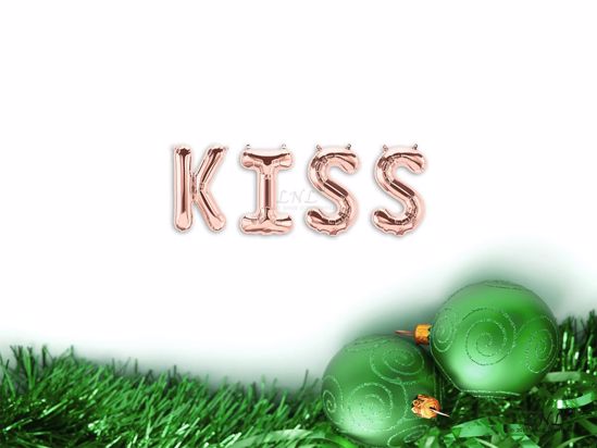 Picture of KISS Rose gold Balloons