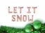 Picture of LET IT SNOW Rose gold Balloons