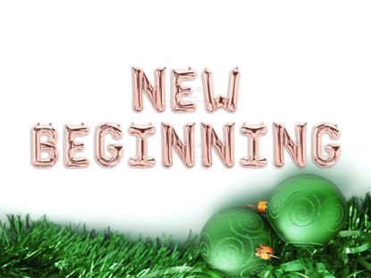 Picture of NEW BEGINNING Rose gold Balloons