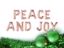 Picture of PEACE AND JOY Rose gold Balloons