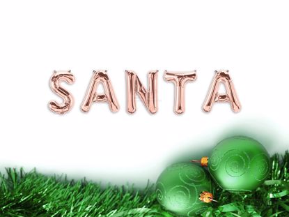 Picture of SANTA Rose gold Balloons